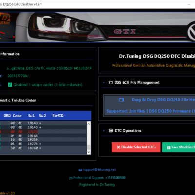 DSG DTC Decoder