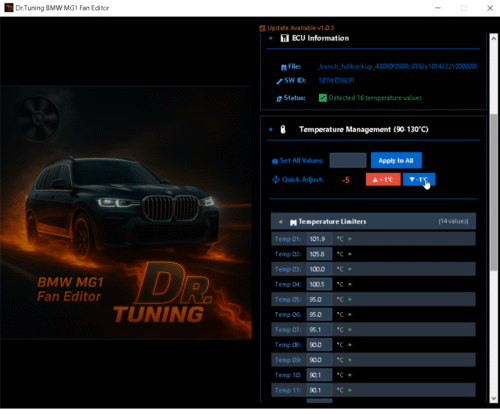 BMW MG1 BOSCH Fan Editor